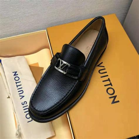 louis vuitton mens loafers black